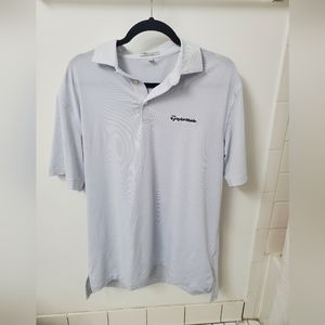 Peter Millar Golf Shirt with Taylormade Golf Logo